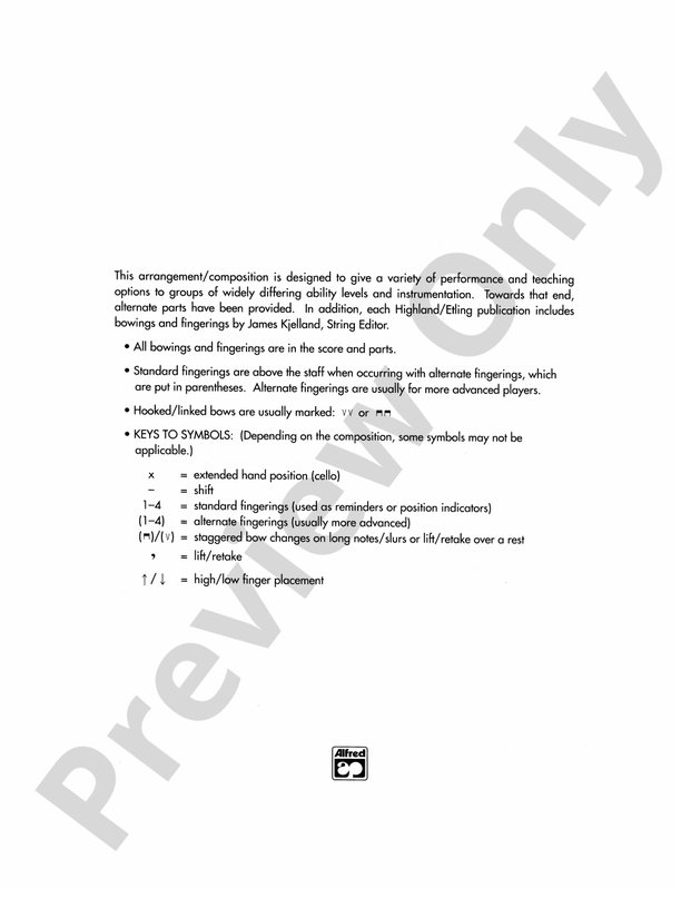 An Italian Elegy, from Symphony No. 4 "Italian" – String Orchestra Conductor Score & Parts (Digital Download)