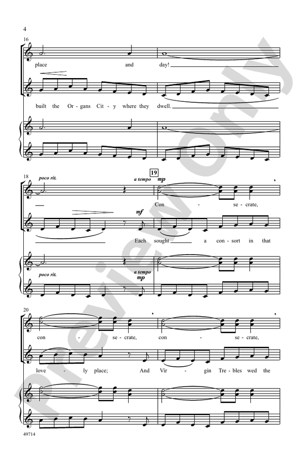 Musicks Empire - SSAA Choral Octavo (Digital Download)