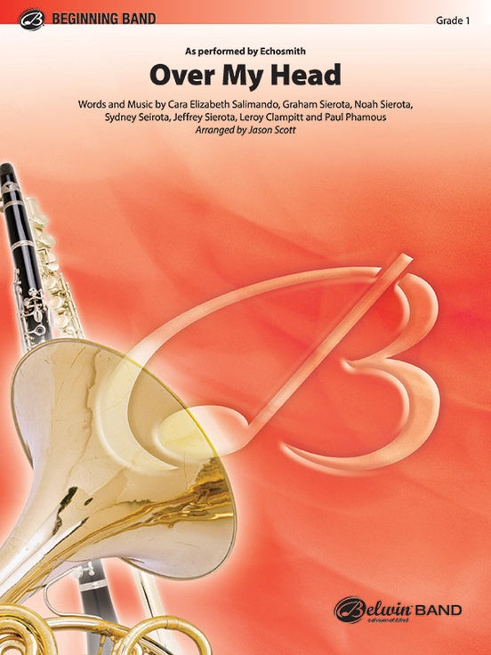 Over My Head - Concert Band Conductor Score & Parts (Digital Download)