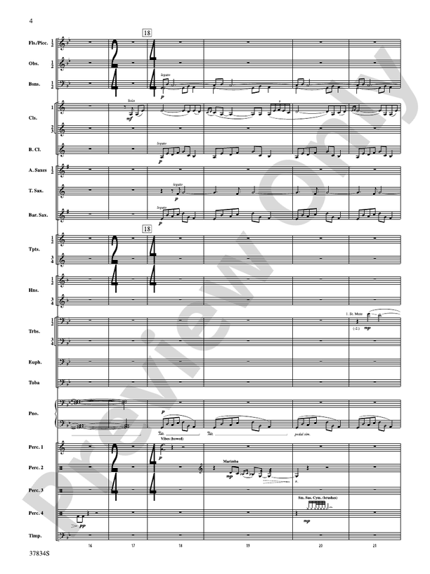 Poor Wayfaring Stranger - Concert Band Conductor Score & Parts (Digital Download)