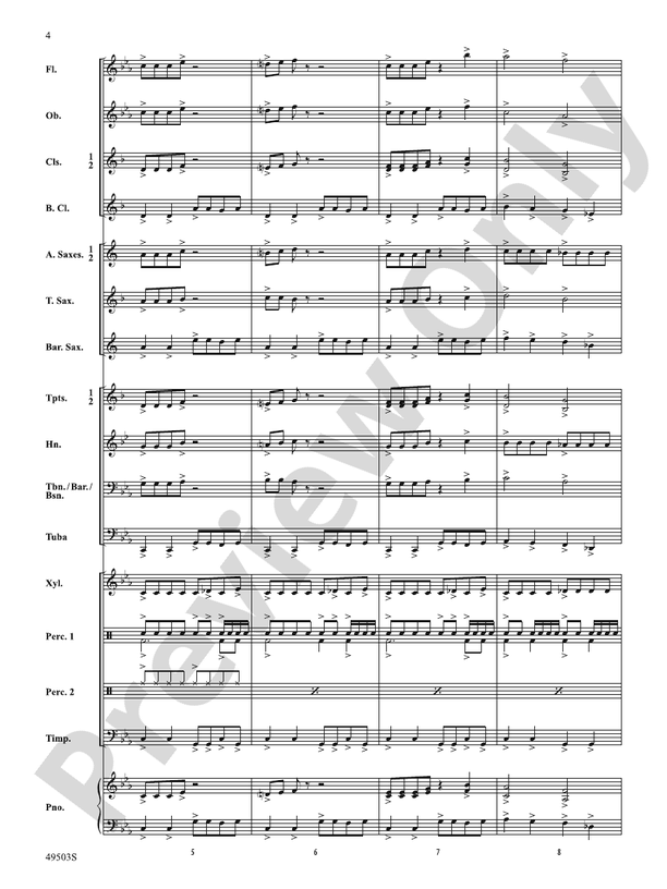 Dragon Run - Concert Band Conductor Score & Parts (Digital Download)