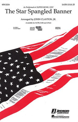 The Star Spangled Banner - 2-Part John Clayton Hal Leonard Choral Score Octavo