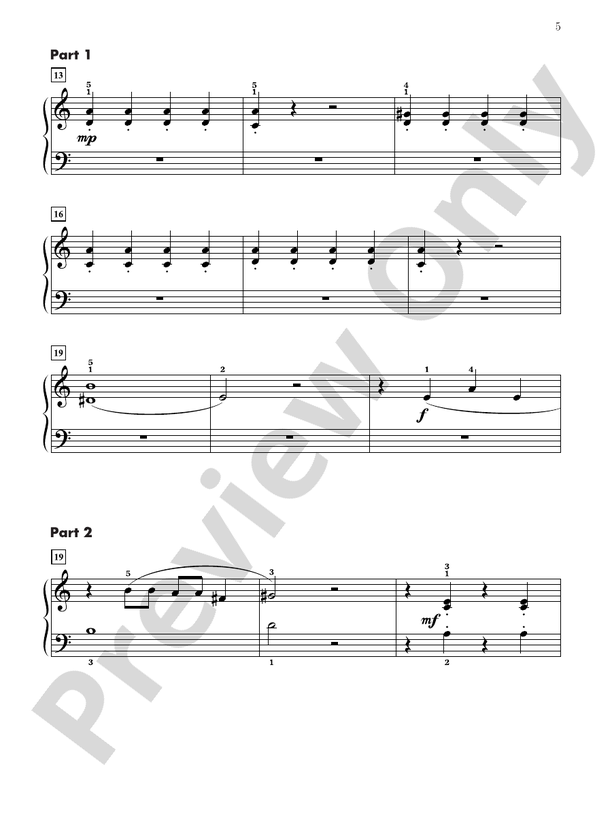 Contest Winners for Three, Book 4: 5 Piano Trios from the Alfred, Belwin, and Myklas Libraries  (Digital Download)