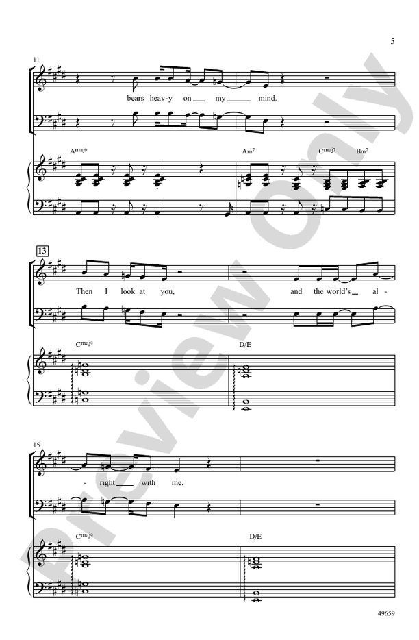 Lovely Day - SAB Choral Octavo (Digital Download)