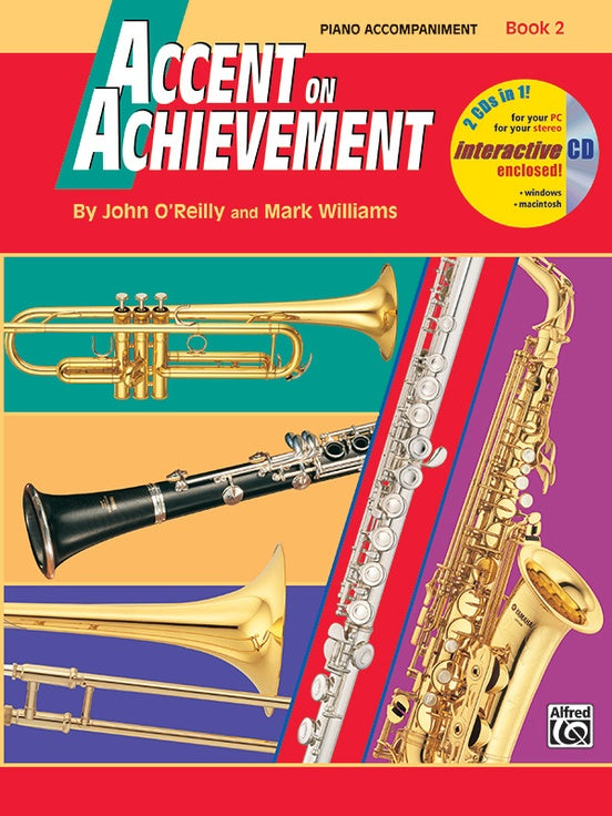 Accent on Achievement Book 2 - Piano Accompaniment by O'Reilly/Williams Alfred 18274