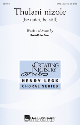 Thulani nizole - Rudolf de Beer - SATB Hal Leonard Octavo