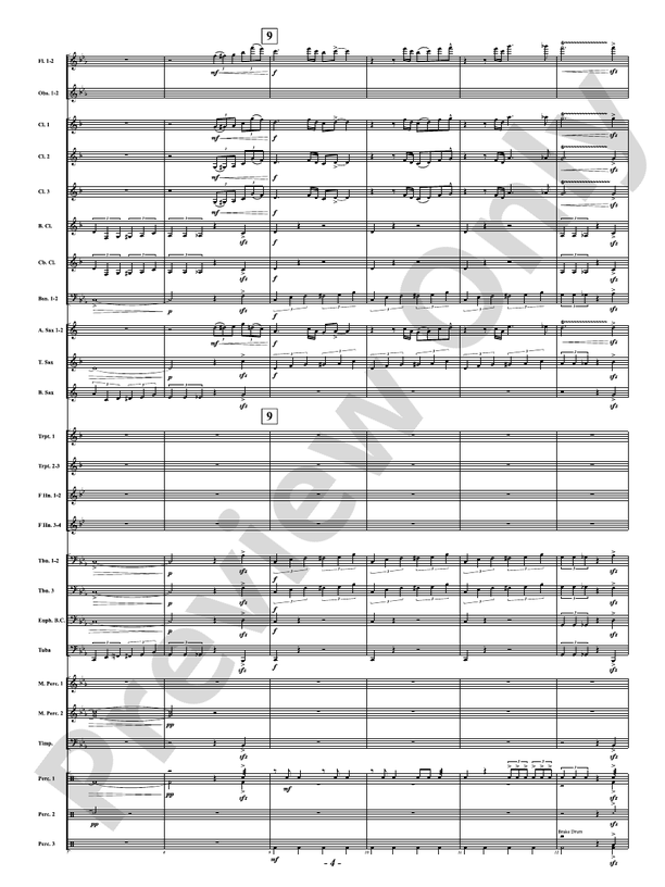 Mississippi Blue - Concert Band Conductor Score & Parts (Digital Download)