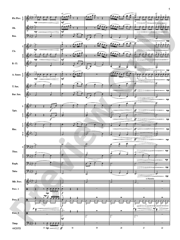 The Wind Racers - Concert Band Conductor Score & Parts (Digital Download)