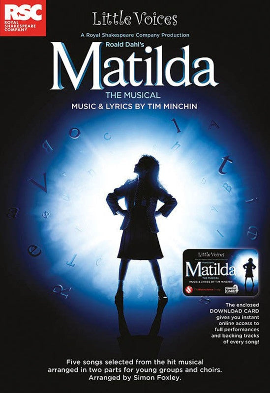 Little Voices Matilda The Musical Book/Online Audio 2 Part Minchin Tim Novello
