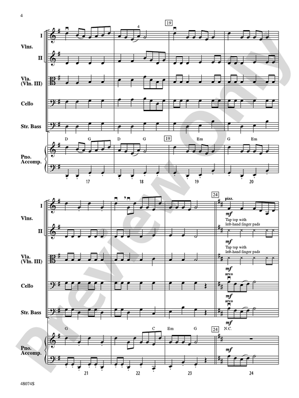 Feng Yang Songs/SIS - String Orchestra Conductor Score & Parts (Digital Download)