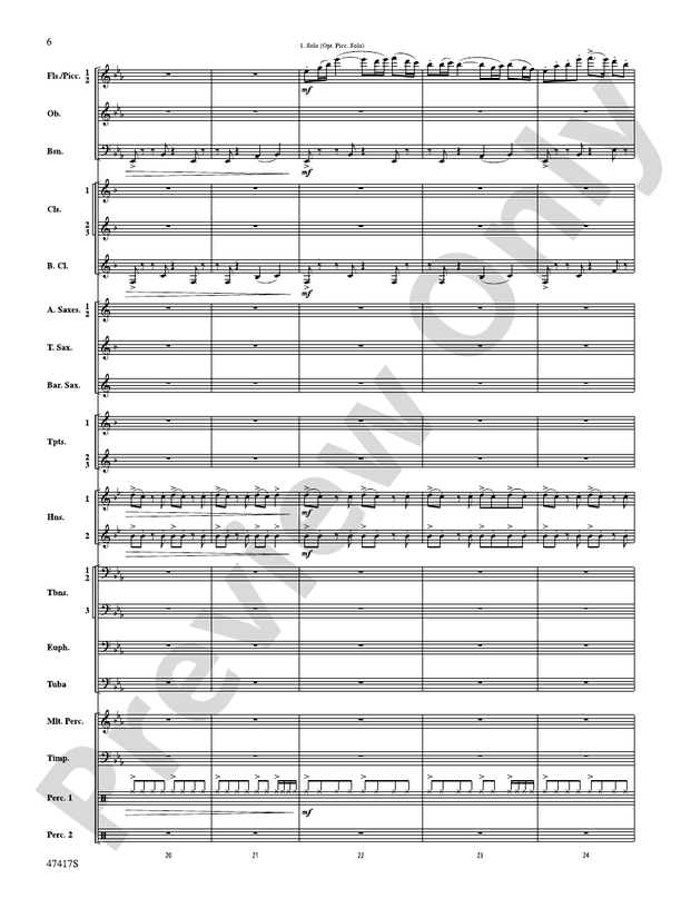 In Memoriam - Concert Band Conductor Score & Parts (Digital Download)