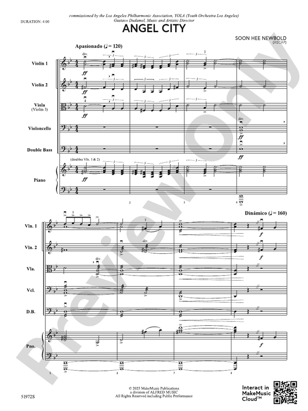 Angel City - String Orchestra Conductor Score & Parts(Digital Download)