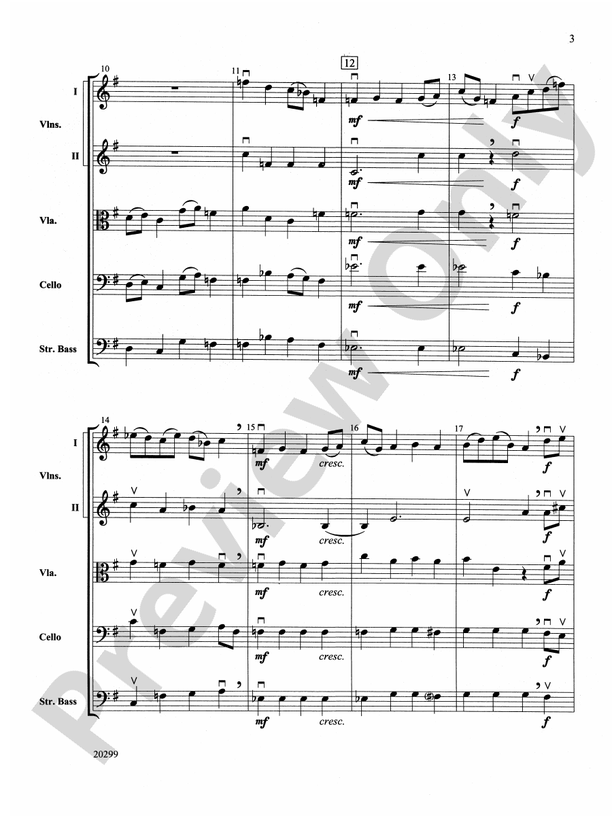 Selections from Pictures at an Exhibition – String Orchestra Conductor Score & Parts (Digital Download)