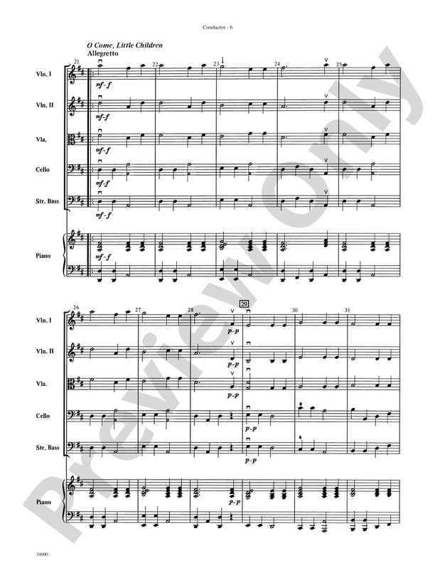 Classics for a Traditional Christmas, Level 2 – String Orchestra Conductor Score & Parts (Digital Download)