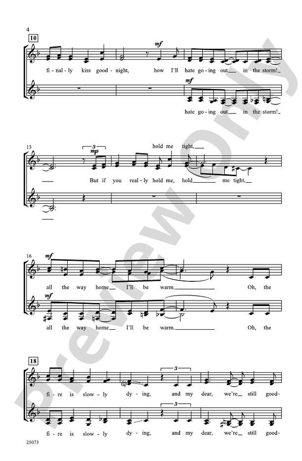 A Holiday Jazz Trio - SSAA, a cappella Choral Octavo (Digital Download)