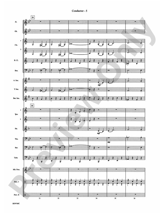 March Mania! (A Potpourri of Great March Melodies) - Concert Band Conductor Score & Parts (Digital Download)