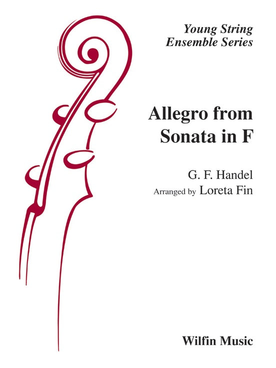 Allegro from Sonata in F - Arr. Loreta Fin – String Orchestra Conductor Score & Parts (Digital Download)