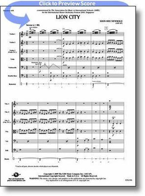 Lion City - Soon Hee Newbold - String Orchestra - FJH Music Company Score/Parts