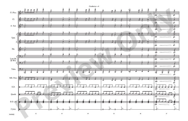 Step Up – Marching Band Conductor Score & Parts (Digital Download)