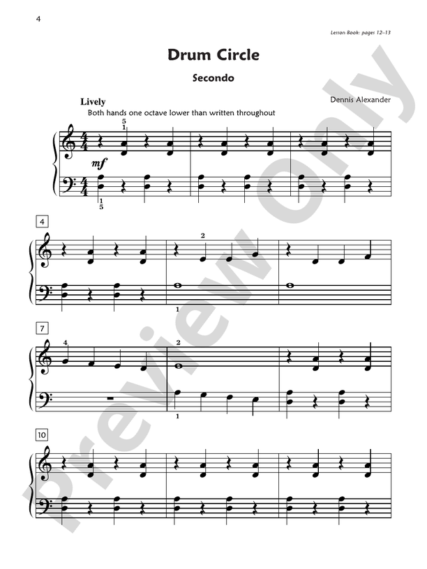 Premier Piano Course, Duet 1B - 1 Piano, 4 Hands (Digital Download)