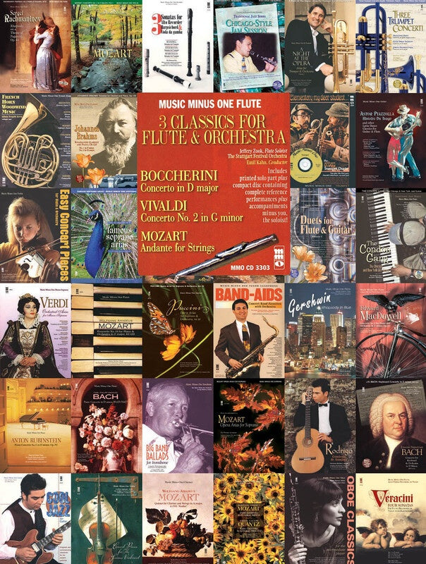 3 Classics for Flute and Orchestra - Music Minus One