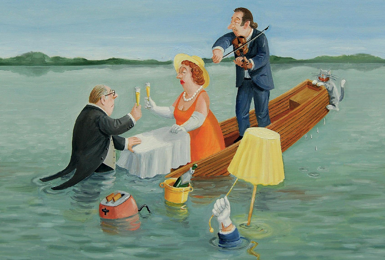 Greeting Card "Last One Turns out the Light"