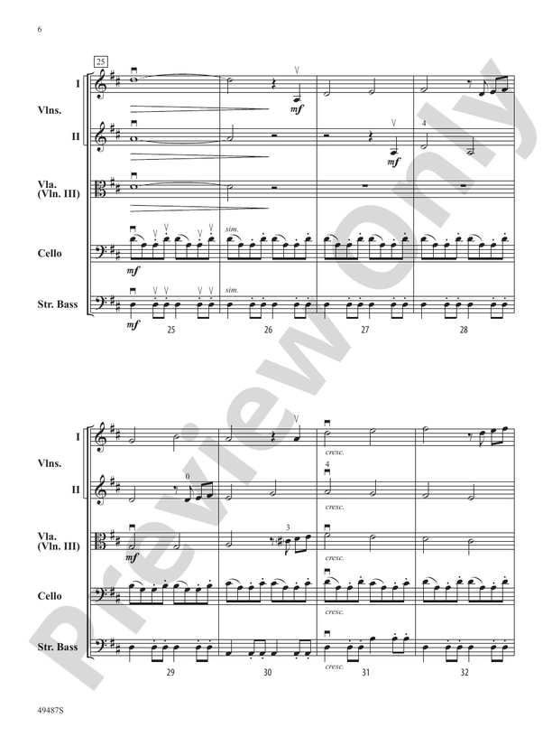Bow Olympics - String Orchestra Conductor Score & Parts (Digital Download)