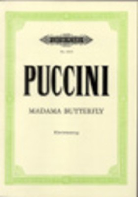 Madam Butterfly Vocal Score - Giacomo Puccini - Classical Vocal Edition Peters Vocal Score
