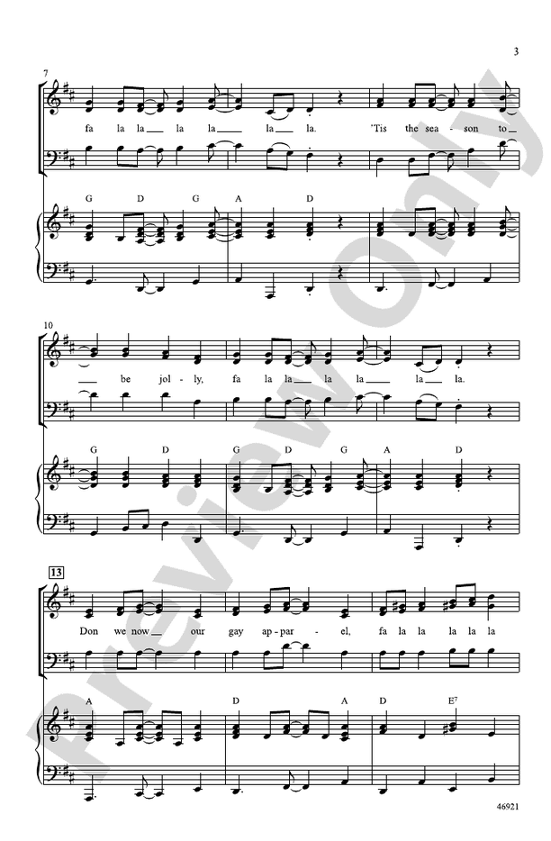 Fa La La La La! – SAB Choral Octavo (Digital Download)