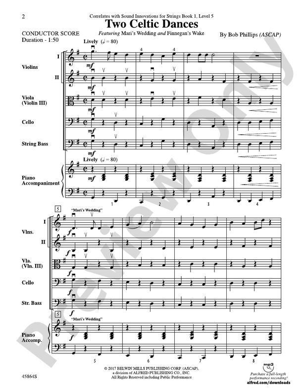 Two Celtic Dances - String Orchestra Conductor Score & Parts (Digital Download)