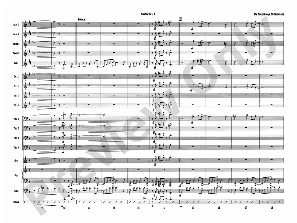 We Three Kings of Orient Are - Jazz Ensemble Conductor Score & Parts (Digital Download)