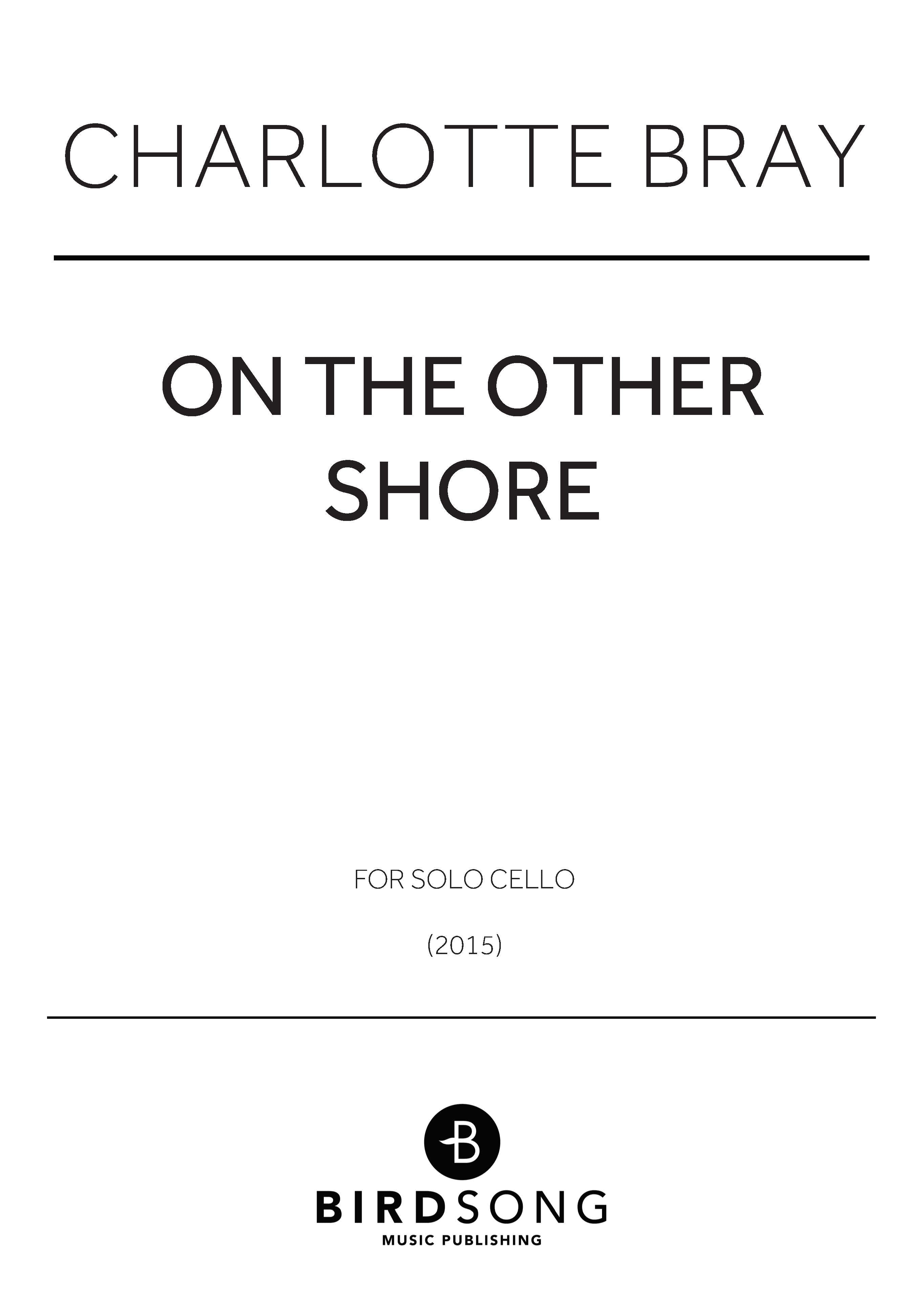 On The Other Shore - Charlotte Bray - Cello (Digital Download)