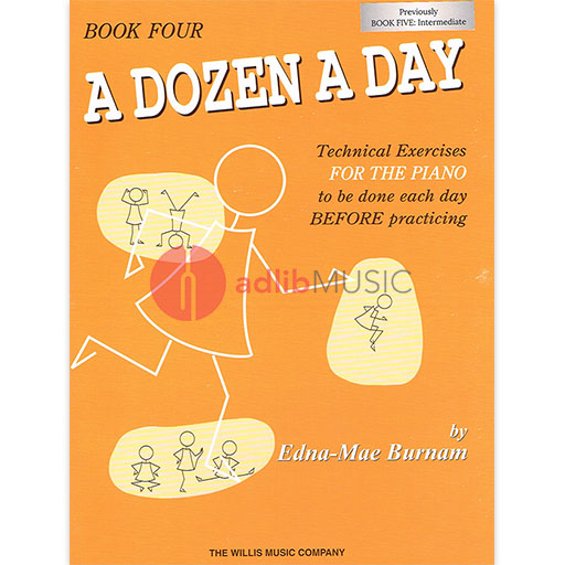 A DOZEN A DAY - PIANO -  BOOK 4 - INTERMEDIATE - WILLIS MUSIC 415686