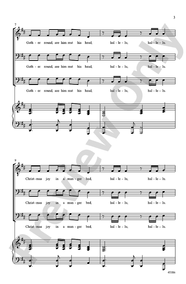Christmas Kum Ba Ya – TBB Choral Octavo (Digital Download)