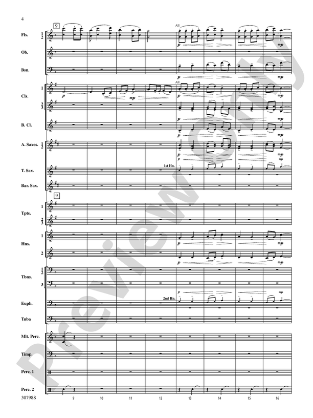 Finale (from Serenade for Strings in C Major, Op. 48, Movement #4 (Terma Russo)) - Concert Band Conductor Score & Parts (Digital Download)