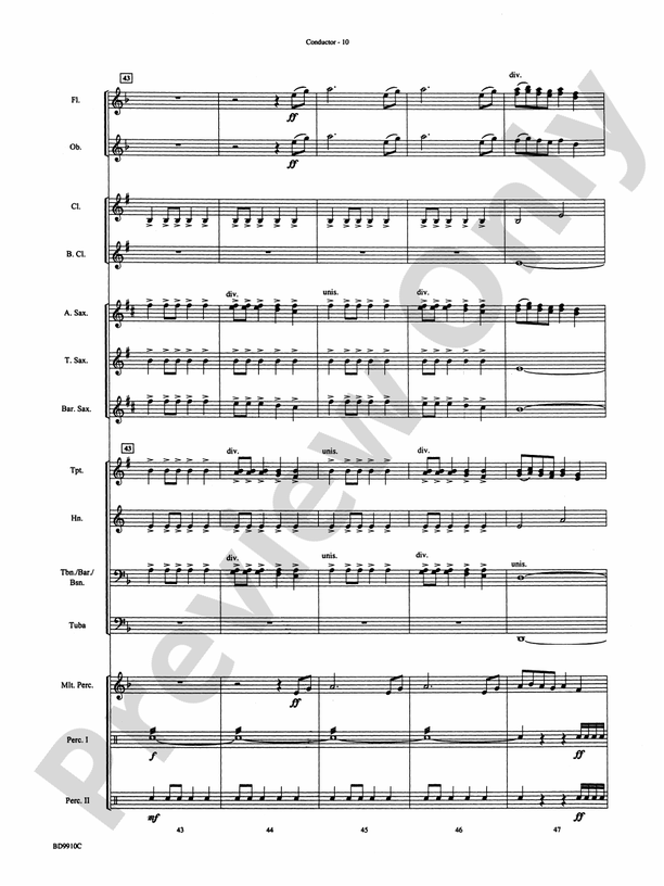 Voodoo Dance - Concert Band Conductor Score & Parts (Digital Download)