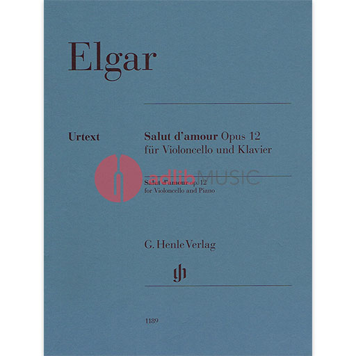 Elgar - Salut d'Amour Op12 - Cello/Piano Accompaniment Henle HN1189