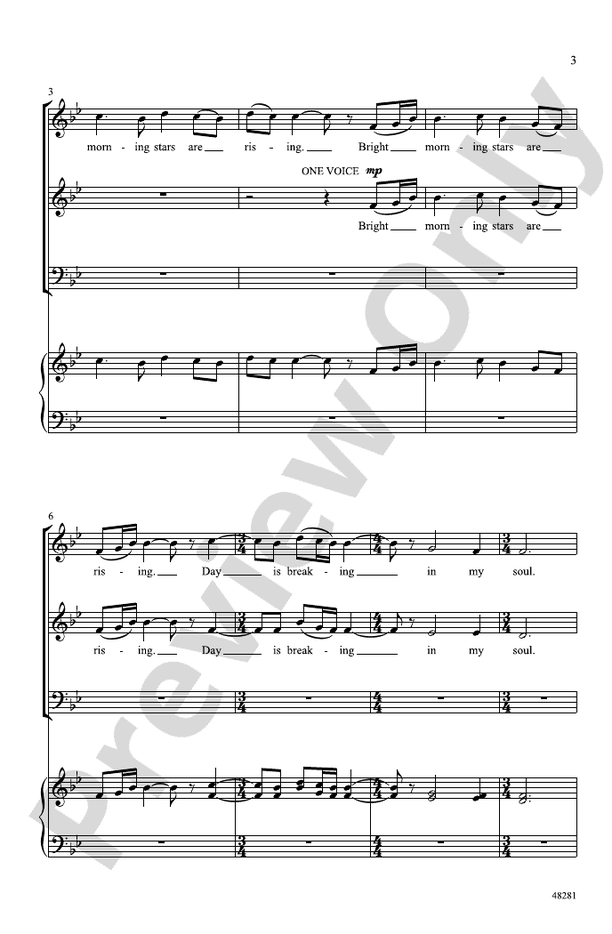 Bright Morning Stars – SAB, a cappella Choral Octavo (Digital Download)