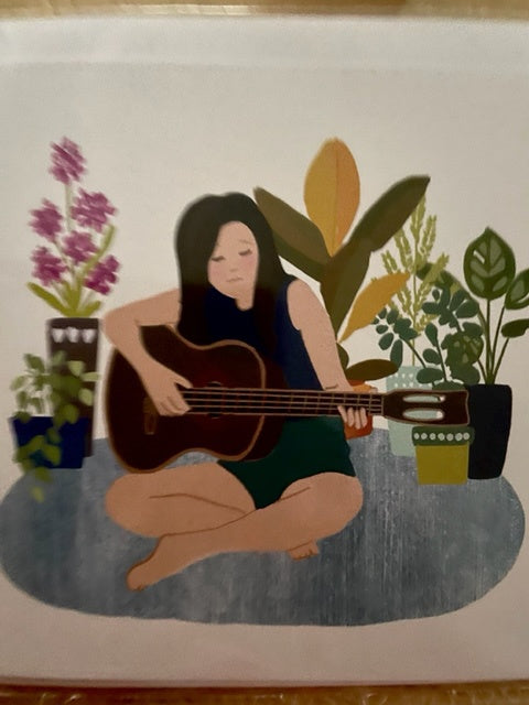 Greeting Card - Boho Guitar Vibes