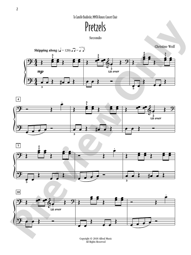 Pretzels - Piano (Digital Download)