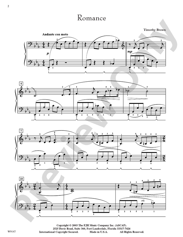 Romance - DSM-DW9147 - Piano (Digital Download)