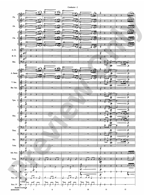 The Last Battle - Concert Band Conductor Score & Parts (Digital Download)