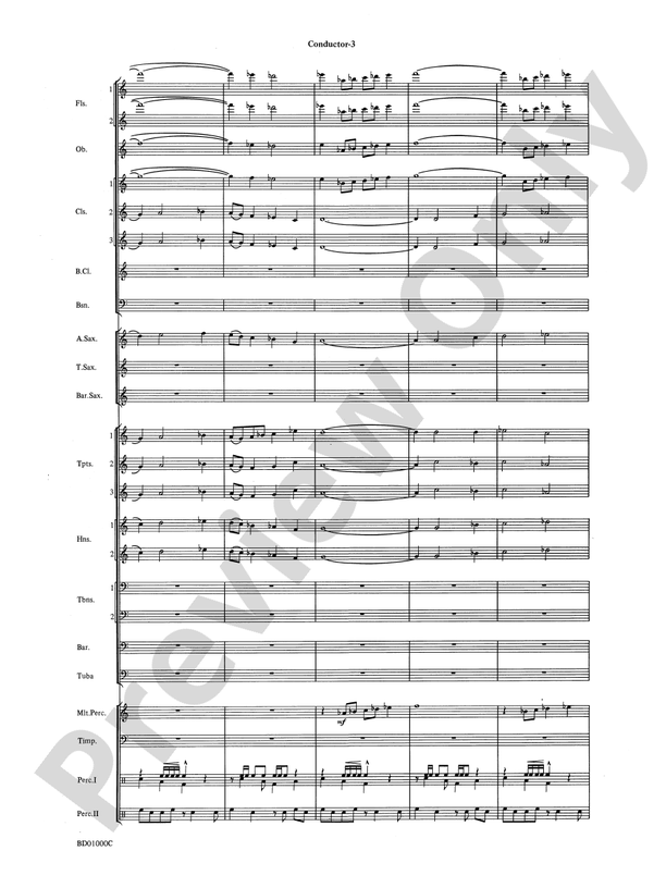Chant Rituals - Concert Band Conductor Score & Parts (Digital Download)