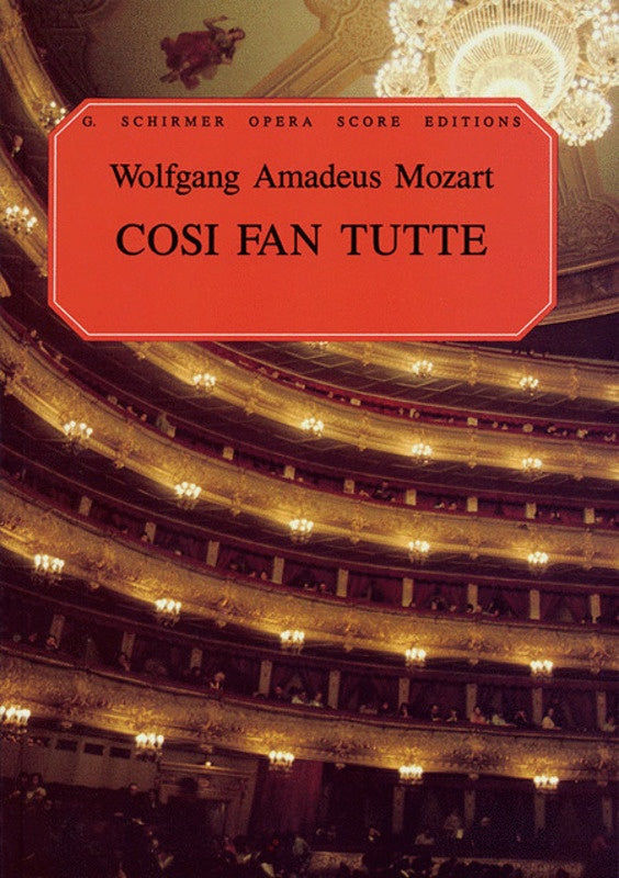 Mozart - Cosi Fan Tutte - Vocal Score Schirmer 50337770