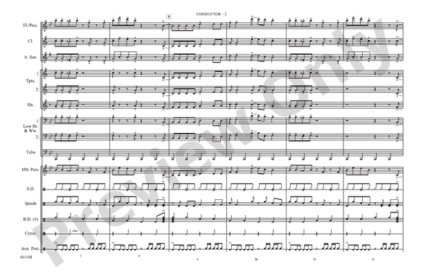 Funkytown – Marching Band Conductor Score & Parts (Digital Download)