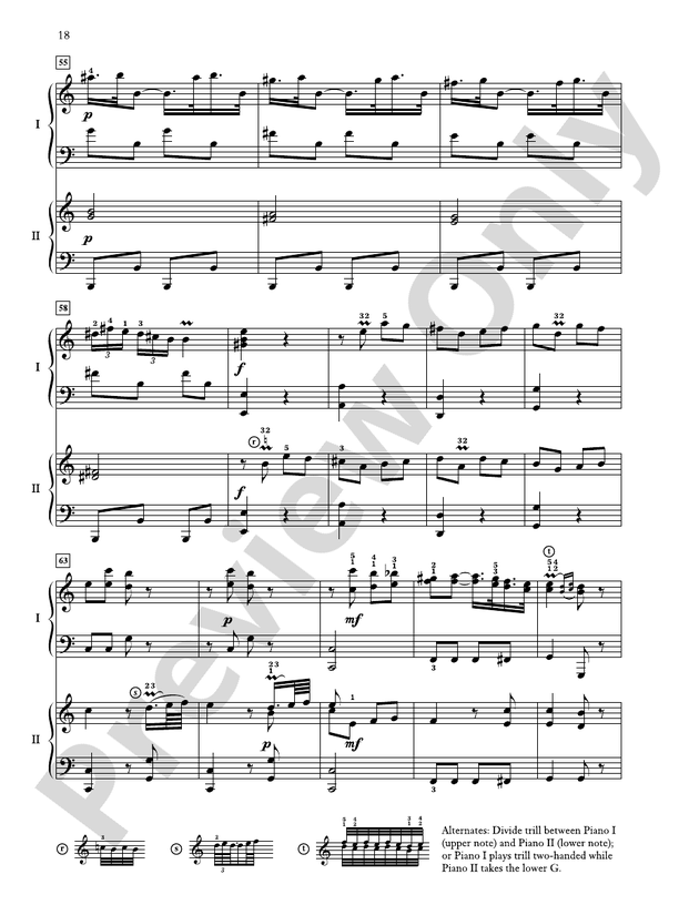 Essential Two-Piano Repertoire - 20 Late Intermediate to Early Advanced Selections in Their Original Form - 2 Pianos, 4 Hands (Digital Download)