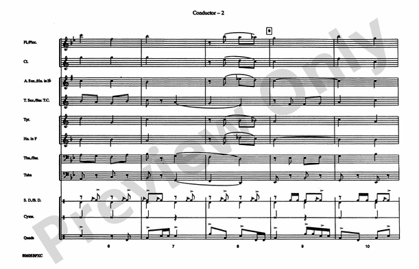 Service Songs - Set 1 (Navy/Army) – Marching Band Conductor Score & Parts (Digital Download)