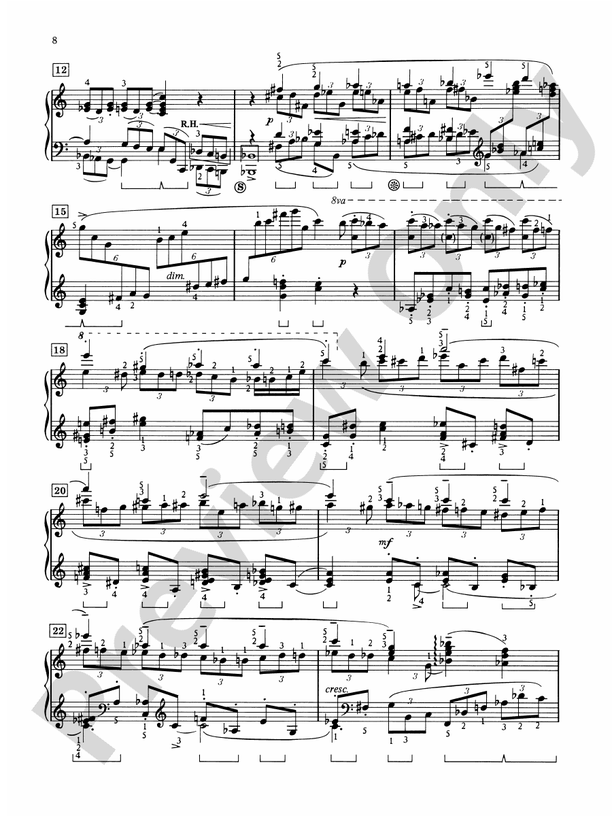 Rachmaninoff - 13 Preludes, Opus 32 - Piano (Digital Download)