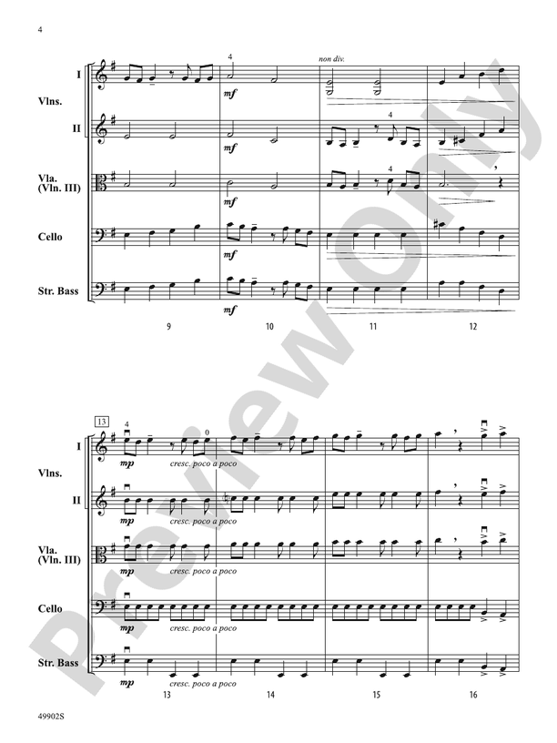 Volcano - String Orchestra Conductor Score & Parts (Digital Download)