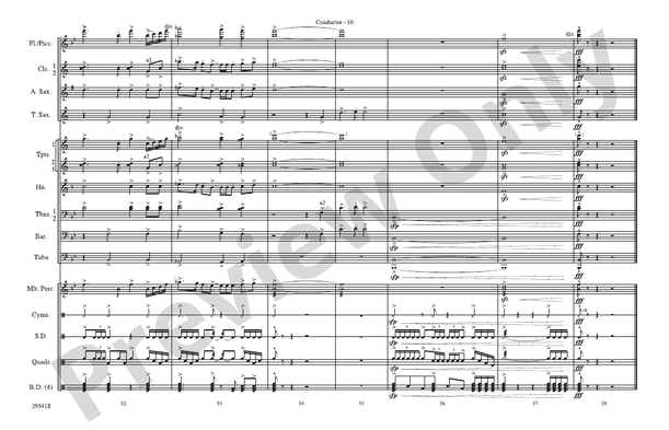 Rocket's Red Glare – Marching Band Conductor Score & Parts (Digital Download)